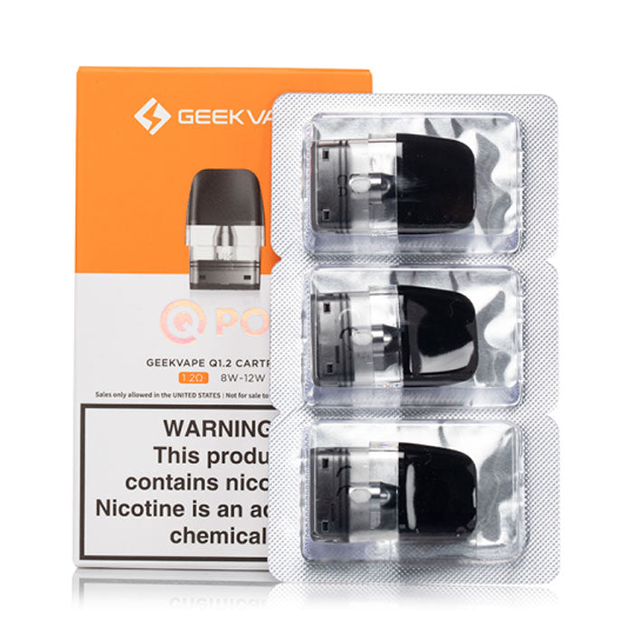 Geekvape Q Replacement Pods 1.2ohm