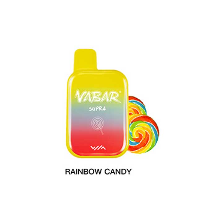 Rainbow Candy Aloe Passion Fruit Vabar Supra Rechargeable Disposable