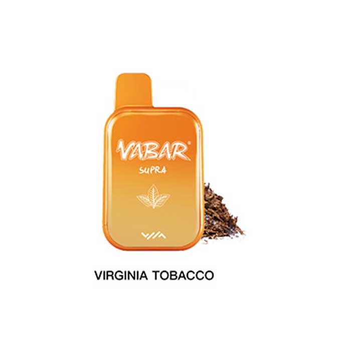 Virginia Tobacco Aloe Passion Fruit Vabar Supra Rechargeable Disposable